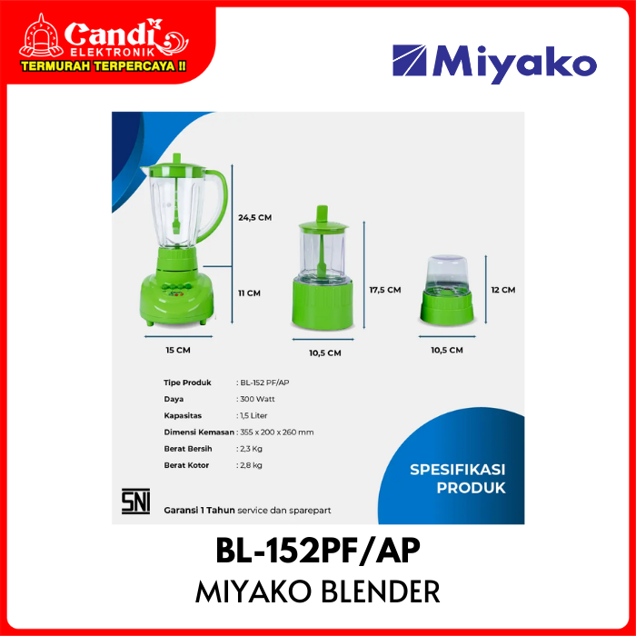 Miyako Blender Plastic Jar